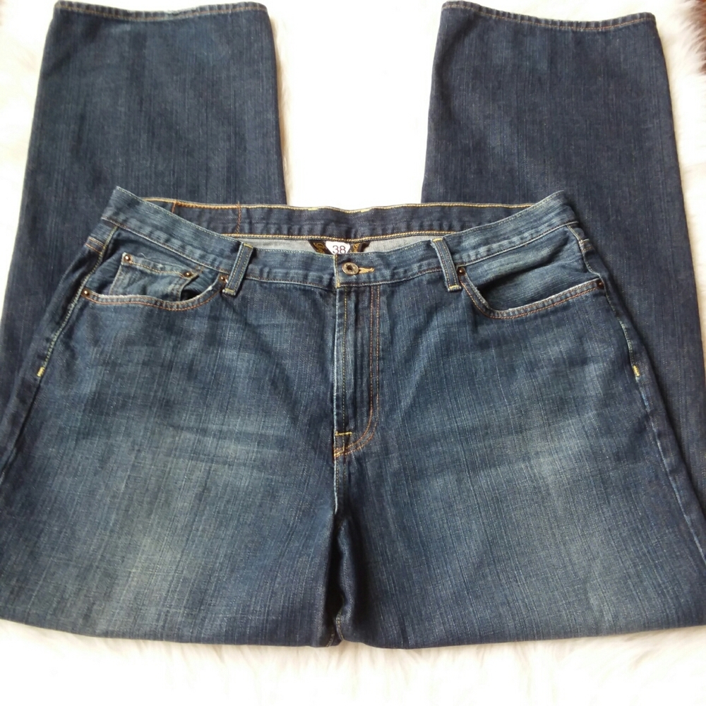 Men's Lucky Brand Dungarees Straight Jeans Size 38